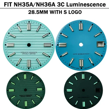 Подходит для часов NH35 /NH36 с циферблатом 28,5 мм, модификаций механических часов для дайвинга Seiko