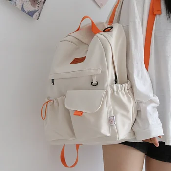 Женский милый рюкзак для студенток колледжа, женские школьные сумки в стиле харадзюку, Книжный рюкзак Kawaii, Нейлоновая модная сумка для девочек, Модная мода