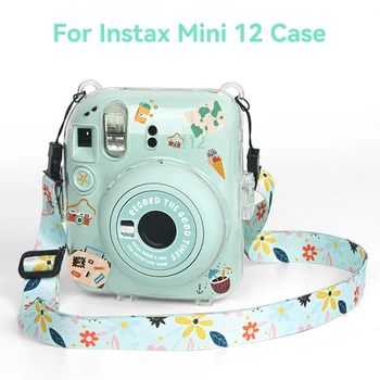 Чехол Для камеры Fujifilm Instax Mini 12 Чехол Trave Bag Мягкий Силиконовый Защитный Чехол Для Хранения Сумка для переноски фотоаппарата Мгновенной Печати