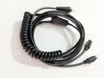 Спиральный кабель для сканера штрих-кодов PS/2 в упаковке, 3 м (10 футов), для Honeywell HHP 3800g/3800r/3820/3200/ 4600g/4600r/4820/4600Q, бесплатная доставка!