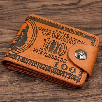Новый Короткий мужской кошелек из искусственной кожи, роскошный кошелек для монет, деловые Мини-держатели для карт, Многофункциональный мужской маленький кошелек