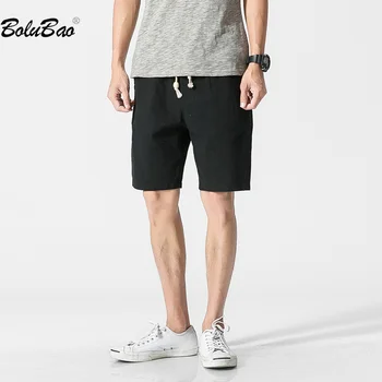 BOLUBAO 2023 Повседневные уличные шорты из чистого хлопка, дышащие чистые брюки, высококачественная уличная одежда, повседневные брюки для мужчин