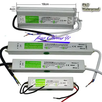 Светодиодный драйвер от 220 В до 12 В постоянного тока 24 В 10 Вт 100 Вт Светодиодный Источник питания Трансформаторы освещения