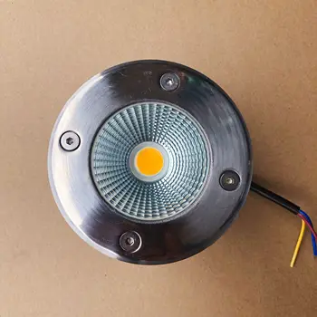 Dimmable LED Подземный Свет 15W COB AC85-265V/DC12V LED Заглубленные Лампы Для Сада Дорожка Коридор Напольное Наружное Освещение IP65