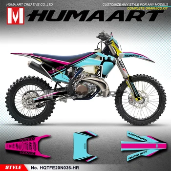 HUMAART Custom Graphics Sticker Kit для TE FE TC FC TX FX FS 125 150i 250i 300i 350 450 501 2019 2020 2021 2022